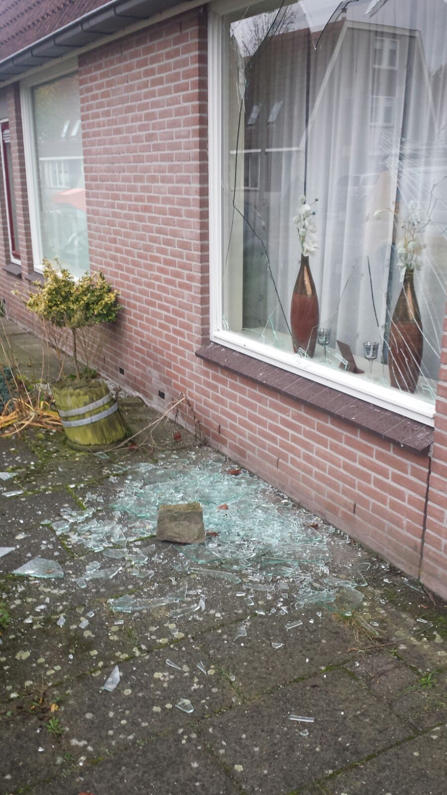 Glasschade na vandalisme